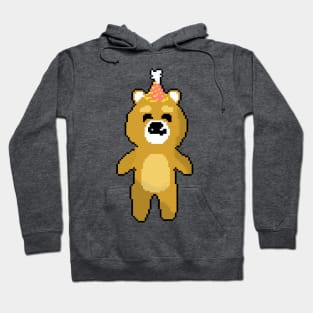 Cuddly and Cute: Pixel Art Illustration for Charming Tees Hoodie